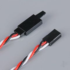 Futaba Twisted HD Extension Lead with Clip 100mm