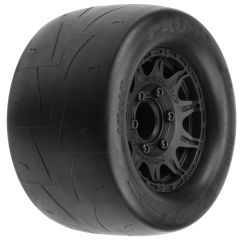 1/10 Prime Front/Rear 2.8 Street MT Tires Mounted 12mm Blk