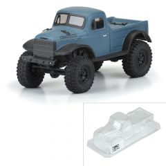 1/24 1946 Dodge Power Wagon Clear Body: SCX24 JLU