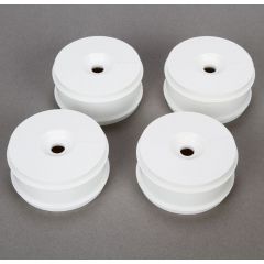 1/8 Buggy Dish Wheel White (4): 8IGHT Buggy 3.0