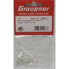 Graupner mini ball joint control horn - one set - Long