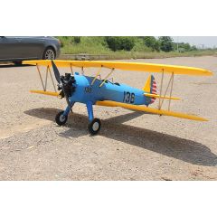 Dynam PT-17 1300mm Blue/Yellow Wingspan - PNP