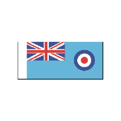 Becc Fabric RAF Ensign 50mm GB06A