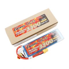 Gens ace Battery LiPo 2S 7.4V-3300-30C(XT60) 138x42x16mm 180g