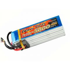 Gens ace Battery LiPo 6S 22.2V-5000-45C (EC5) 162x45.5x42.5mm 780g