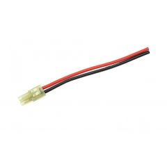 GForce Mini Tamiya style connector - male - 14awg wire 10cm length