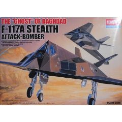 Plastic Kit Academy 1/72 scale The Ghost of Baghdad F-117A Stealth Attack-Bomber 12475