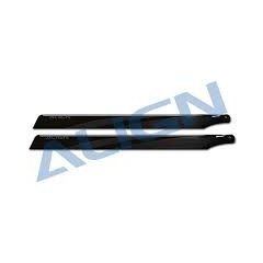 ALIGN 425MM CARBON FIBRE BLADES (Black)