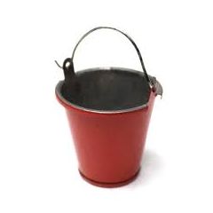 Racers Edge 1/10 Small Tin Pail/ Bucket - Red 
