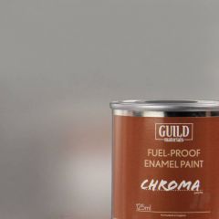 Gloss Enamel Fuel-Proof Paint Chroma Silver (125ml Tin) (FL6207)