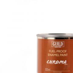 Matt Enamel Fuel-Proof Paint Chroma White (125ml Tin) (FL6300)