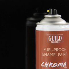 Gloss Enamel Fuel-Proof Paint Chroma Black (400ml Aerosol) GLDCHR6403 (FL6403)