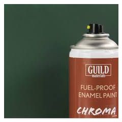 Matt Enamel Fuel-Proof Paint Chroma Dark Green (400ml Aerosol) (FL6512)