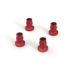 GMADE ALUMINIUM SHOCK UPPERBALL 5x8.5MM RED (4) TS/RSD