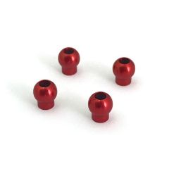 GMADE ALUMINIUM SHOCK UPPERBALL 6.8x7.6MM RED (4)