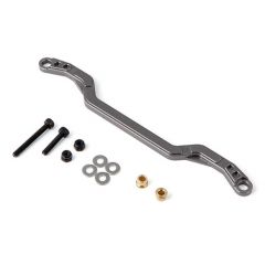 GMADE GS01 MACHINED STEERING LINK 116MM (TITANIUM GREY) (box 47)