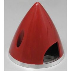 Nylon Spinner w/Alum Backplate 1-3/4 Red