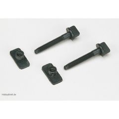Graupner/Seagull Wing Bolt and Retaining Plate (Pair)