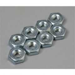 Great Planes Hex Nuts 6-32 8 per pack