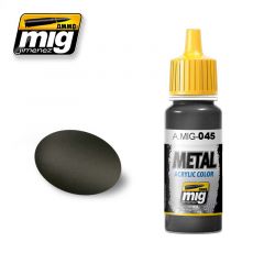 Ammo Mig Jimenez Acrylic 17ml Paint GUN METAL