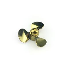 Brass Propeller (Classic) 3 Blade 20mm M4 LH