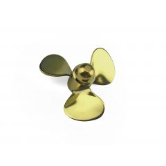 Brass Propeller (Classic) 3 Blade 30mm M4 RH