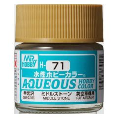 Mr Hobby Aqueous Hobby Colour H071Middle Stone Semi Gloss 10ml