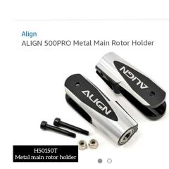 500 Pro Metal Main Rotor Holder