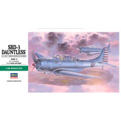 Plastic Kit Hasegawa 1:48 Scale Douglas Sbd-3 Dauntless HAJT19