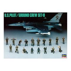 U.S.Pilot/Ground Crew B 1/48 Ctn