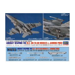 Plastic Kit Hasegawa 1/72 Scale Aircraft Weapons VIII HAX7213