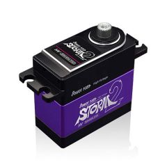 Power HD SERVO STORM2 BRUSHLESS BOITIER ALU 6/7.4V (37 KG/0.14 SEC)