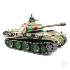 Heng Long 1:16 German Panther Type G I with Infrared Battle System (2.4GHz + Shooter + Smoke + Sound + Metal Gearbox & Plastic Tracks) HLG3879-1U