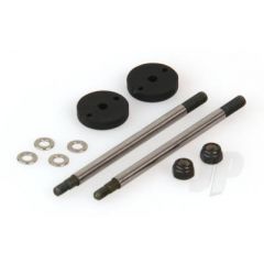 Helion Spares Shock Shaft Set Big Bore Rear (Dominus) (BOX44)