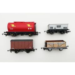Hornby 4 Mixed Wagons (unboxed)