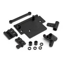 HPI Spares BULLET FLUX ESC PLATE AND STEERING BELLCRANK (HPI6)