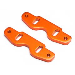 HPI SPARES Engine Mount Adapter 4mm Trophy Series (Orange) (HPI7)