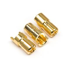 HPI SPARES Male Gold Connectors (6.0mm dia) (3 Pcs) (HPI7)