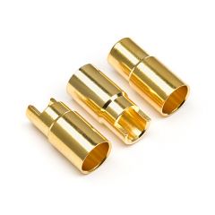 HPI SPARES Female Gold Connectors (6.0mm dia) (3 Pcs) (HPI7)