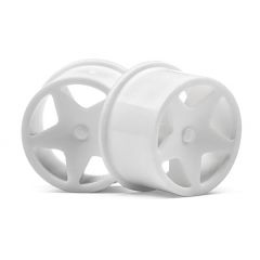 HPI SPARES Q32 SUPER STAR WHEEL SET F/R (WHITE/18X10/18X14/4PCS) (HPI7)