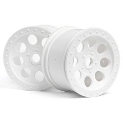 HPI SPARES MAG-8 WHEEL WHITE (83X56mm/2pcs) (HPI8)