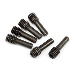 HPI Spares SCREW SHAFT M4X2.5X12MM (BLACK/6PCS) (HPI6)