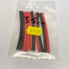 Heat Shrink Red/Black 3.5mm (5 of each colour per packet)