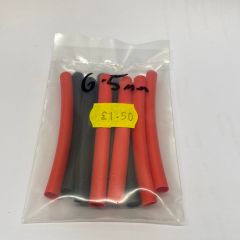 Heat Shrink Red/Black 6.5mm (5 of each colour per packet)