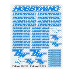 HOBBYWING BLUE/WHITE DECALSHEET