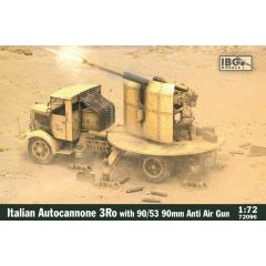 IBG 1/72 Italian Autocannone 3Ro 90/53 with 90mm Anti Air Gun 72096