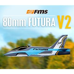 FMS 1060MM FUTURA 80MM EDF JET V2 ARTF With out Tx/Rx/Battery - BLUE  