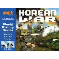 Plastic Kit Imex 1:72 Scale Korean War RPOK Troops PKIM530