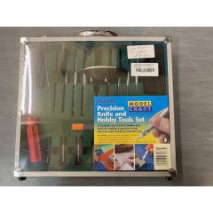 Precision Knife and Hobby Tools Set - 75 Piece - Tools Have some rust- New and in sealed case 