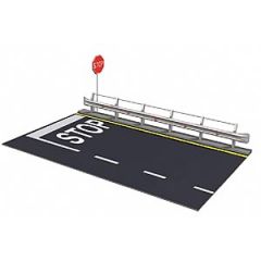 Plastic Kit Italeri GUARD RAIL and ROAD SECTION FOR DISPLAY